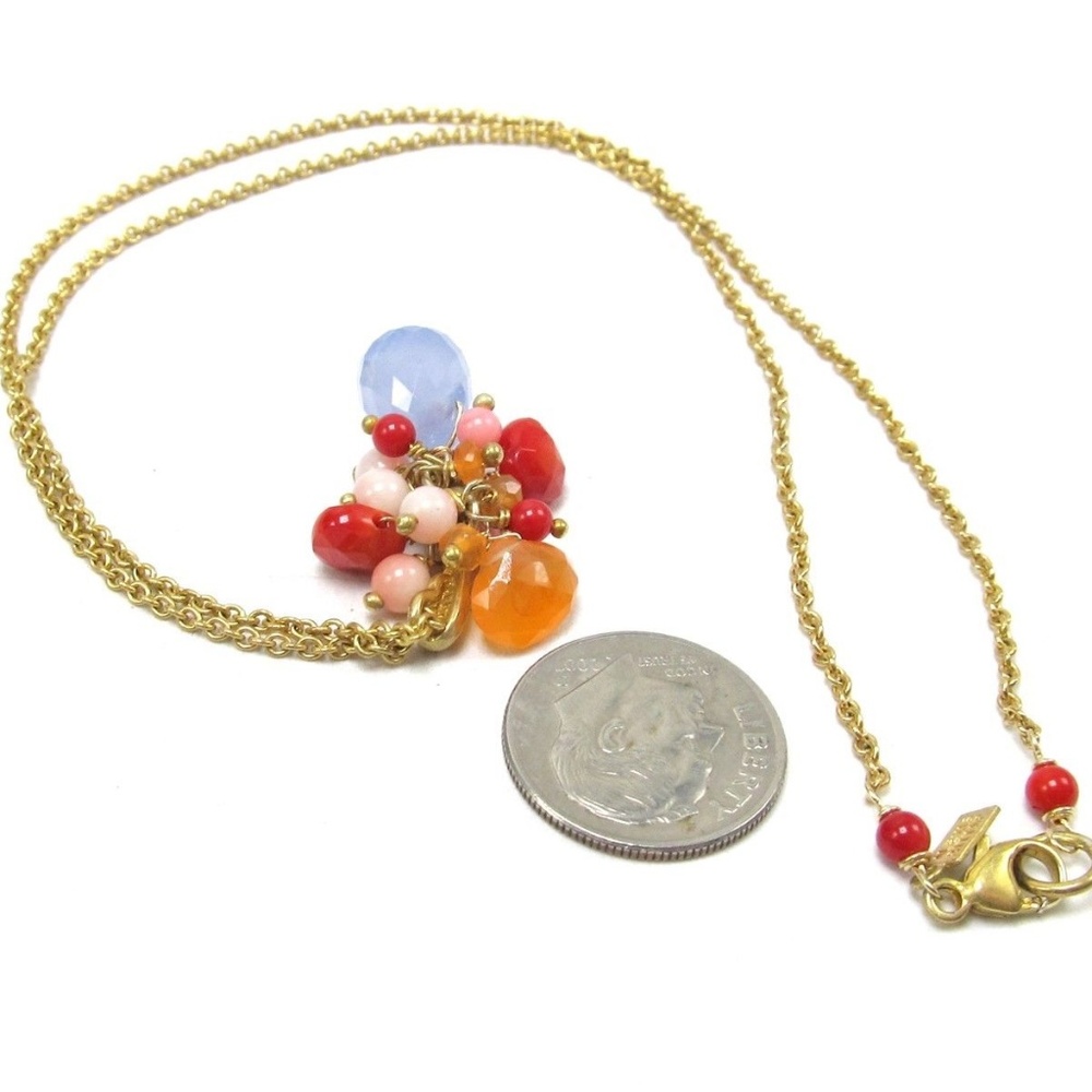 Alexis Bittar Multicolor Gemstone Necklace - Picture 6 of 7